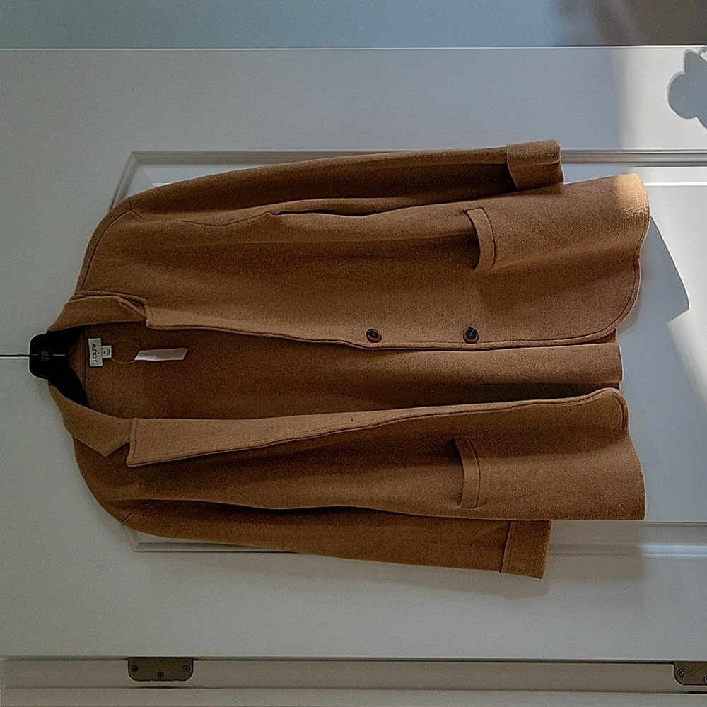 J. Crew Factory Camel Sweater Blazer